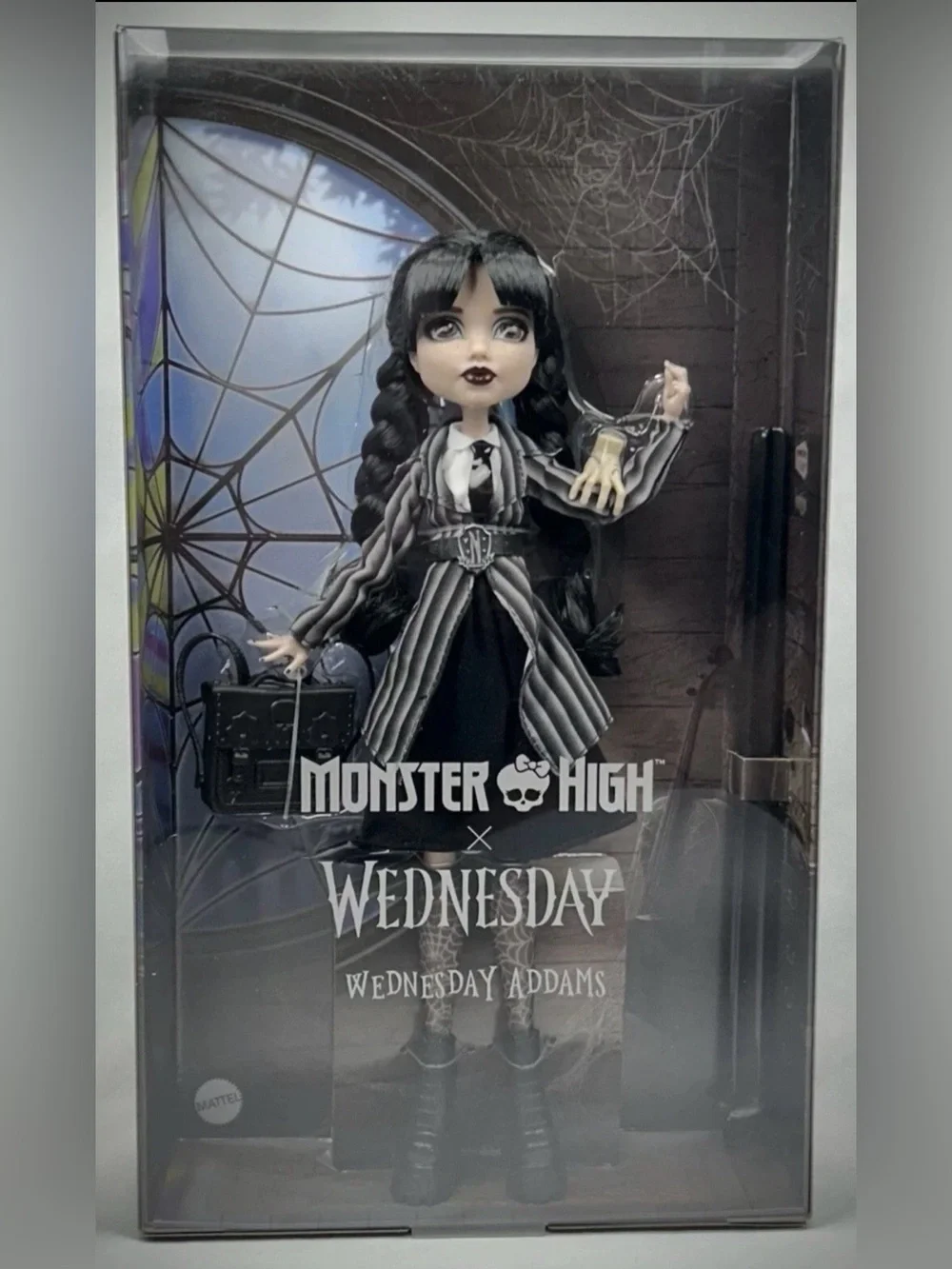 NIB Authentic Monster High x Wednesday Addams Doll Nevermore